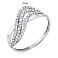 Серебряное кольцо с фианитами (арт. 7501/1349К) – изображение 2