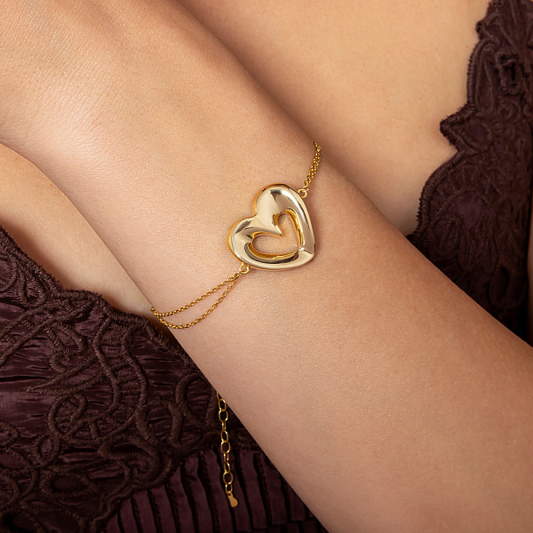 Золотий браслет Francelli (арт. 341426ж) – зображення 2