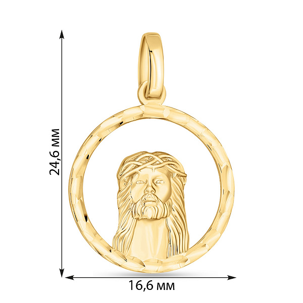 Золотая ладанка (арт. 440794ж) – изображение 2