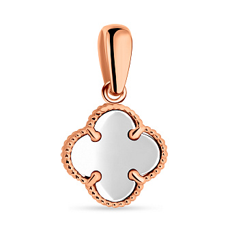 Золотий підвіс з перламутром (арт. 422914/10п)