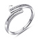 Серебряное кольцо с дорожкой из фианитов (арт. 7501/8151) – изображение 2