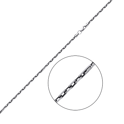 Срібний ланцюжок плетіння Якірне фантазійне (арт. 7908/1069-ч)