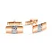 Золоті запонки без каменів (арт. 210085ра) – зображення 1