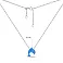 Серебряное колье Дельфин с опалом (арт. 7507/КЛ2ОПГ/426) – изображение 3