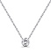 Серебряное колье с фианитом (арт. 7507/7-2035.0.2) – изображение 1