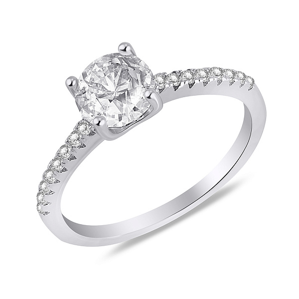 Серебряное кольцо с фианитами (арт. 7501/7062) – изображение 1