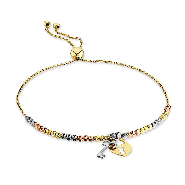 Золотой браслет «Ключ к сердцу» (арт. 324541жкбП2) – изображение 1