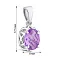 Срібний кулон з аметистом (арт. 7503/2179115А) – зображення 2