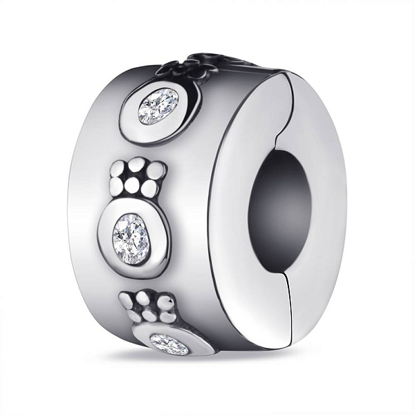 Шарм из серебра с фианитами (арт. 7903/3288) – изображение 1