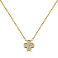 Колье из серебра Клевер с фианитами (арт. 7507/2194/10ж) – изображение 1