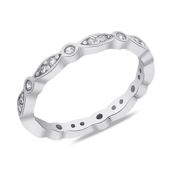 Серебряное кольцо с фианитами (арт. 7501/5957) – изображение 1