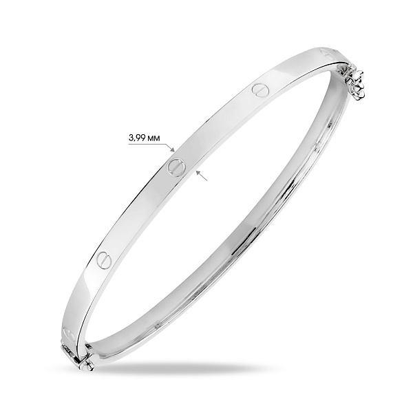 Браслет конго из серебра (арт. 7509/1706/4) – изображение 2