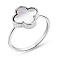 Серебряное кольцо с перламутром (арт. 7501/610/10пкп) – изображение 1