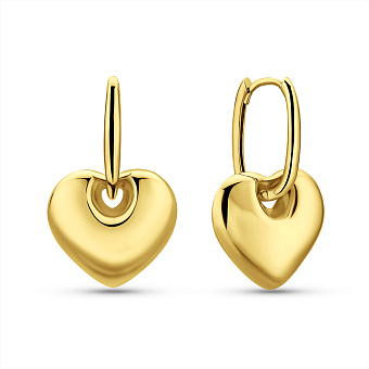 Серьги трансформеры из желтого золота (арт. 1091946ж)