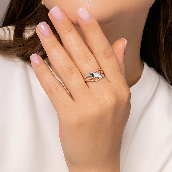 Каблучка з золота (арт. 154406кб) – зображення 4