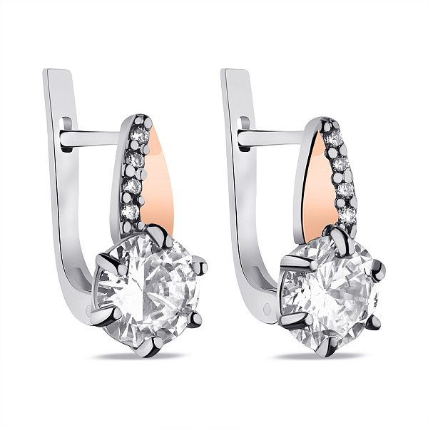 Сережки зі срібла (арт. 7202/592сп) – зображення 1