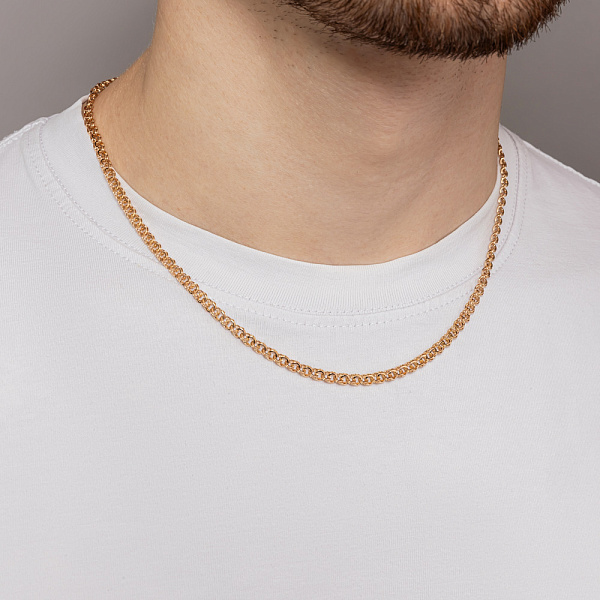 Золотий ланцюжок з плетіння Бісмарка (арт. ц300311п) – зображення 2