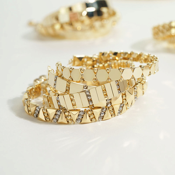 Браслет Francelli из желтого золота (арт. 326125ж) – изображение 2