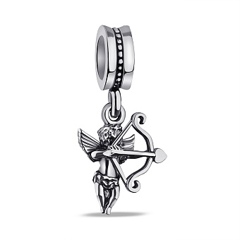 Срібний підвіс-шарм Купідон (арт. 7903/3100610)