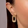Золотые серьги без камней (арт. 1091822жм) – изображение 3