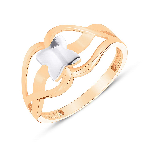 Золота каблучка без каміння (арт. 154412) – зображення 1