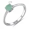 Серебряное кольцо з изумруд (арт. 7501/2179962Изм) – изображение 2