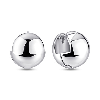 Фото Серебряные серьги без камней (арт. 7502/10284)