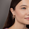 Серьги из красного золота без камней (арт. 108394/30) – изображение 3