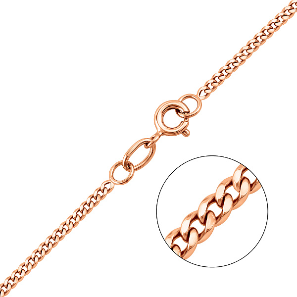 Золотая цепочка плетения Панцирь (арт. ц301006) – изображение 1