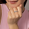 Серебряное кольцо с фианитами (арт. 7501/8416) – изображение 2