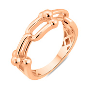 Фото Золотое кольцо без камней (арт. 156605)