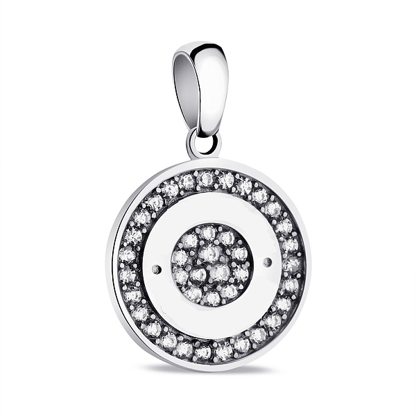 Серебряный подвес Trendy Style с фианитами (арт. 7503/3876) – изображение 1