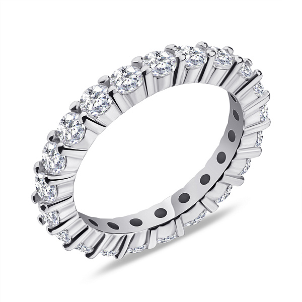 Кольцо из серебра с фианитами (арт. 7501/5372) – изображение 1