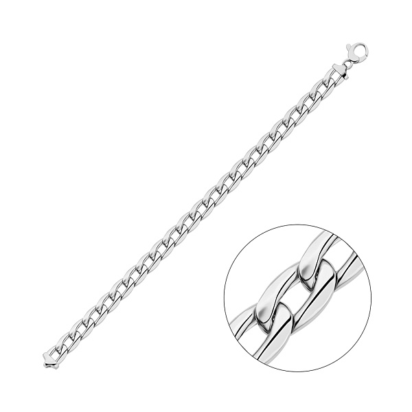 Цепочный браслет Francelli из белого золота (арт. 325522б) – изображение 1