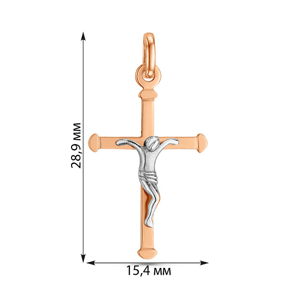 Золотой крестик (арт. 500487) – изображение 2