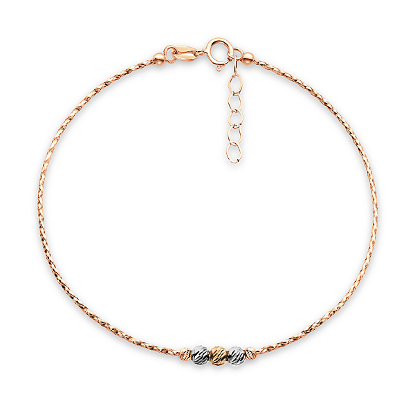 Браслет Orbit из красного золота (арт. 323749кб) – изображение 1