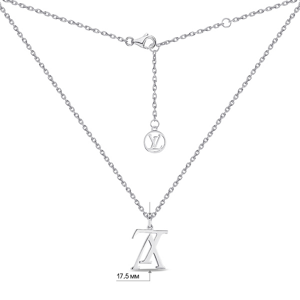 Кольє срібне з підвіскою (арт. 7507/1608) – зображення 3