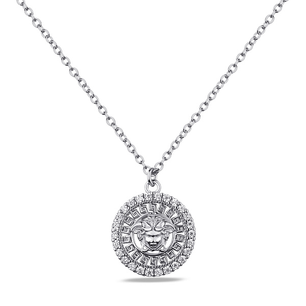 Серебряное колье с фианитами (арт. 7507/2025) – изображение 1