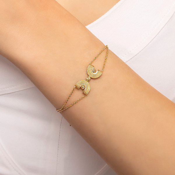 Браслет з жовтого золота Francelli (арт. 3261135ж) – зображення 2