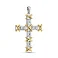 Золотой крестик с бриллиантами (арт. 3192207223) – изображение 5