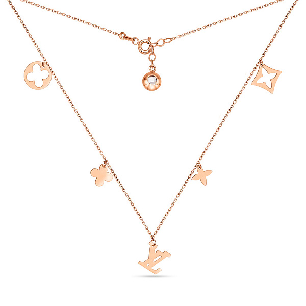 Кольє з червоного золота (арт. 352339) – зображення 2