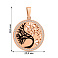 Золотая подвеска дерево жизни с фианитами и эмалью (арт. 424997/20еч) – изображение 2
