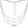 Серебряное многослойное колье (арт. 7507/2214) – изображение 1