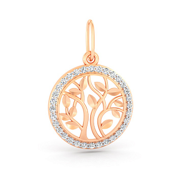 Золотой кулон (арт. 440879а)