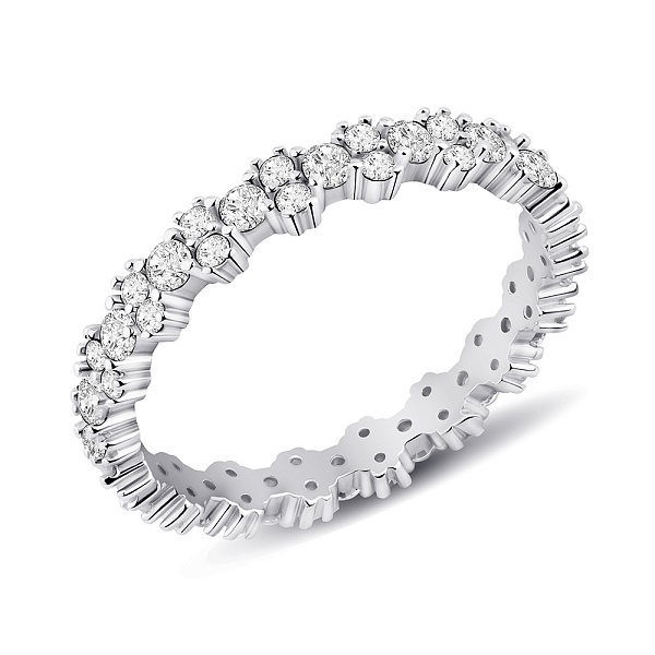 Серебряное кольцо с фианитами (арт. 7501/6634) – изображение 1