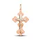 Золотой крестик с распятием (арт. 500023) – изображение 1