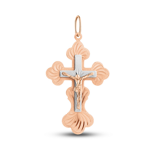 Золотой крестик с распятием (арт. 500023) – изображение 1