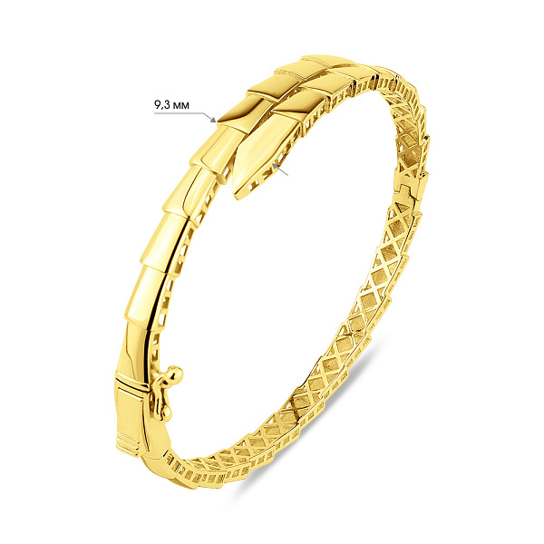 Жорсткий браслет з жовтого золота (арт. 3261245ж) – зображення 2