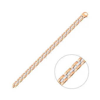 Браслет з червоного і білого золота (арт. 3261194кб)