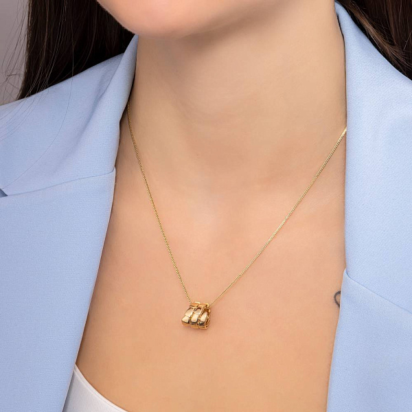 Золотий кулон Змія (арт. 424855ж) – зображення 2